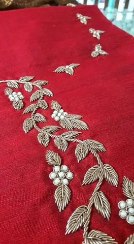 zari embroidery, Image Credit:- Pinterest