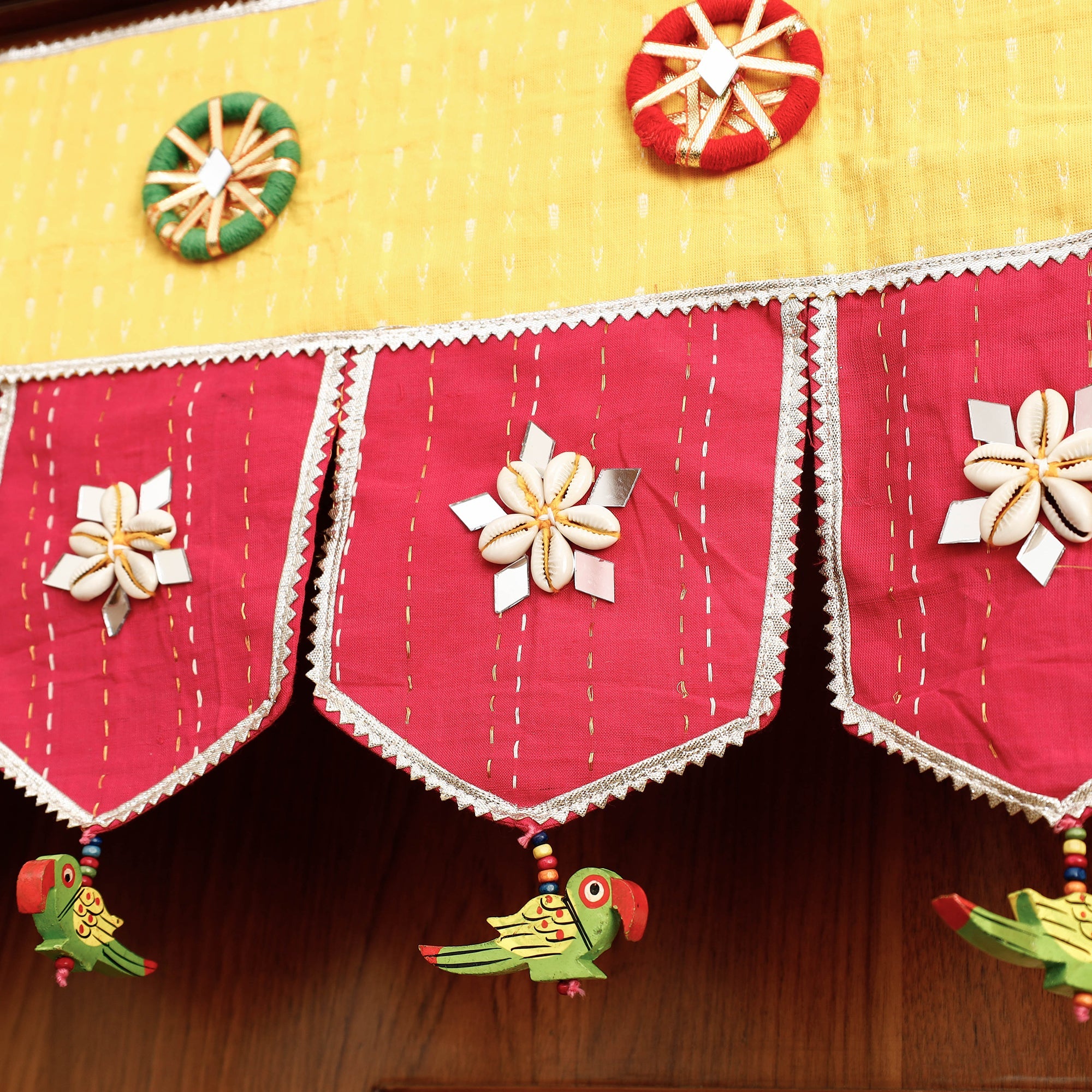  Festive Decor Hand Block Printed Traditional Toran 04