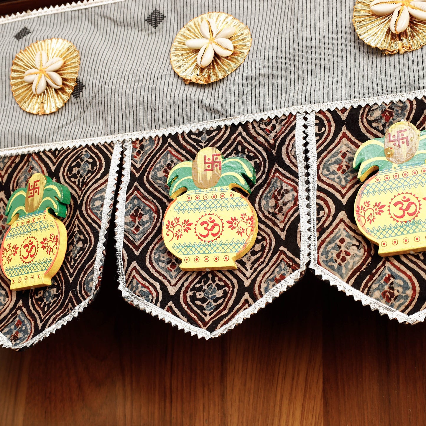  Festive Decor Hand Block Printed Traditional Toran 05