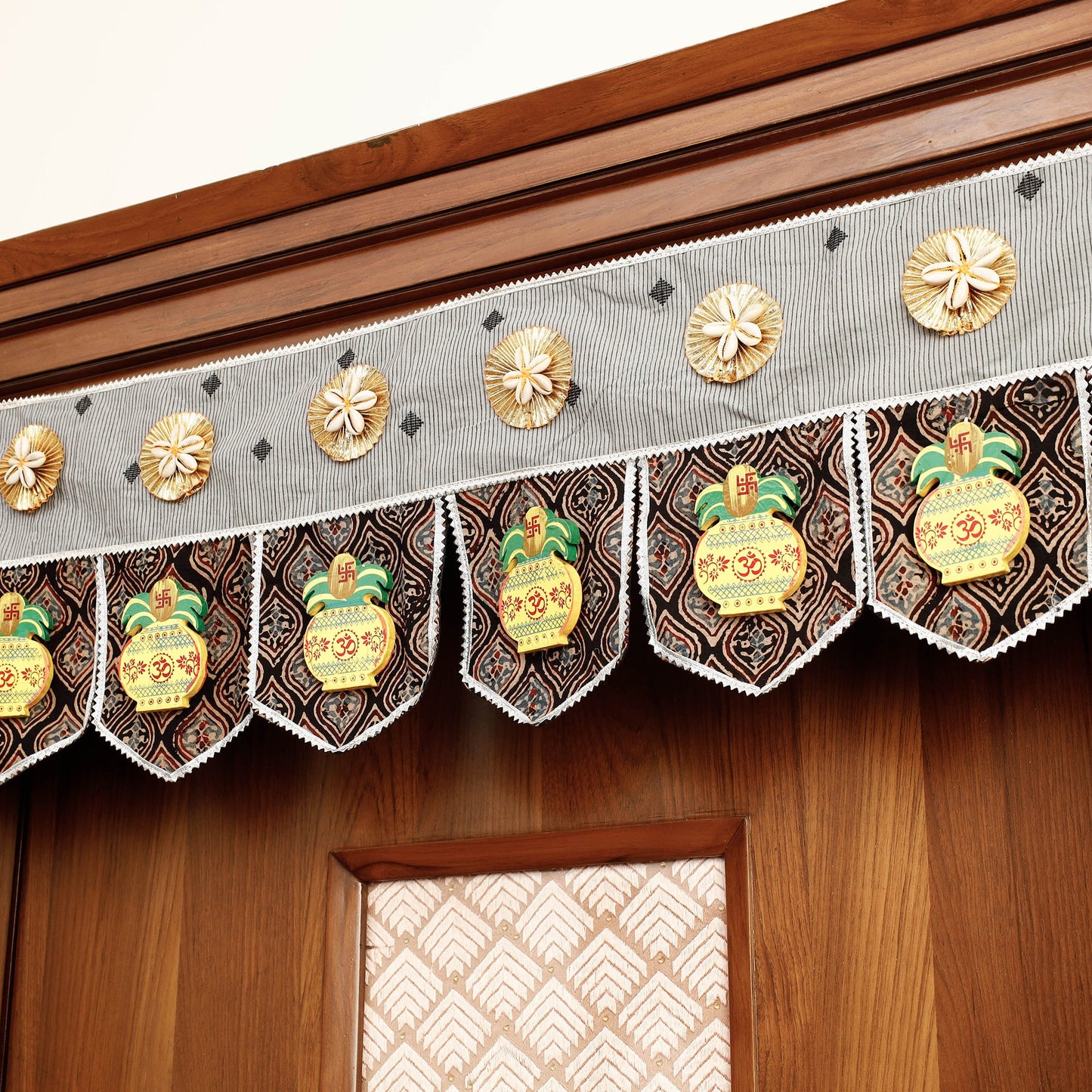  Festive Decor Hand Block Printed Traditional Toran 05