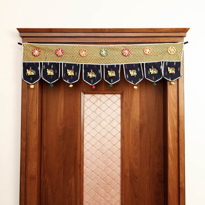  Festive Decor Hand Block Printed Traditional Toran 06