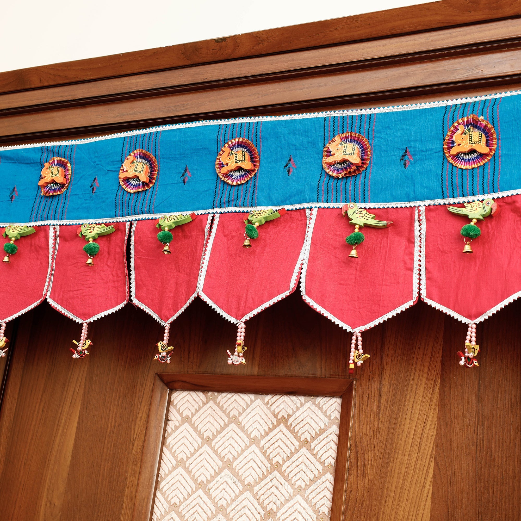  Festive Decor Hand Block Printed Traditional Toran 09