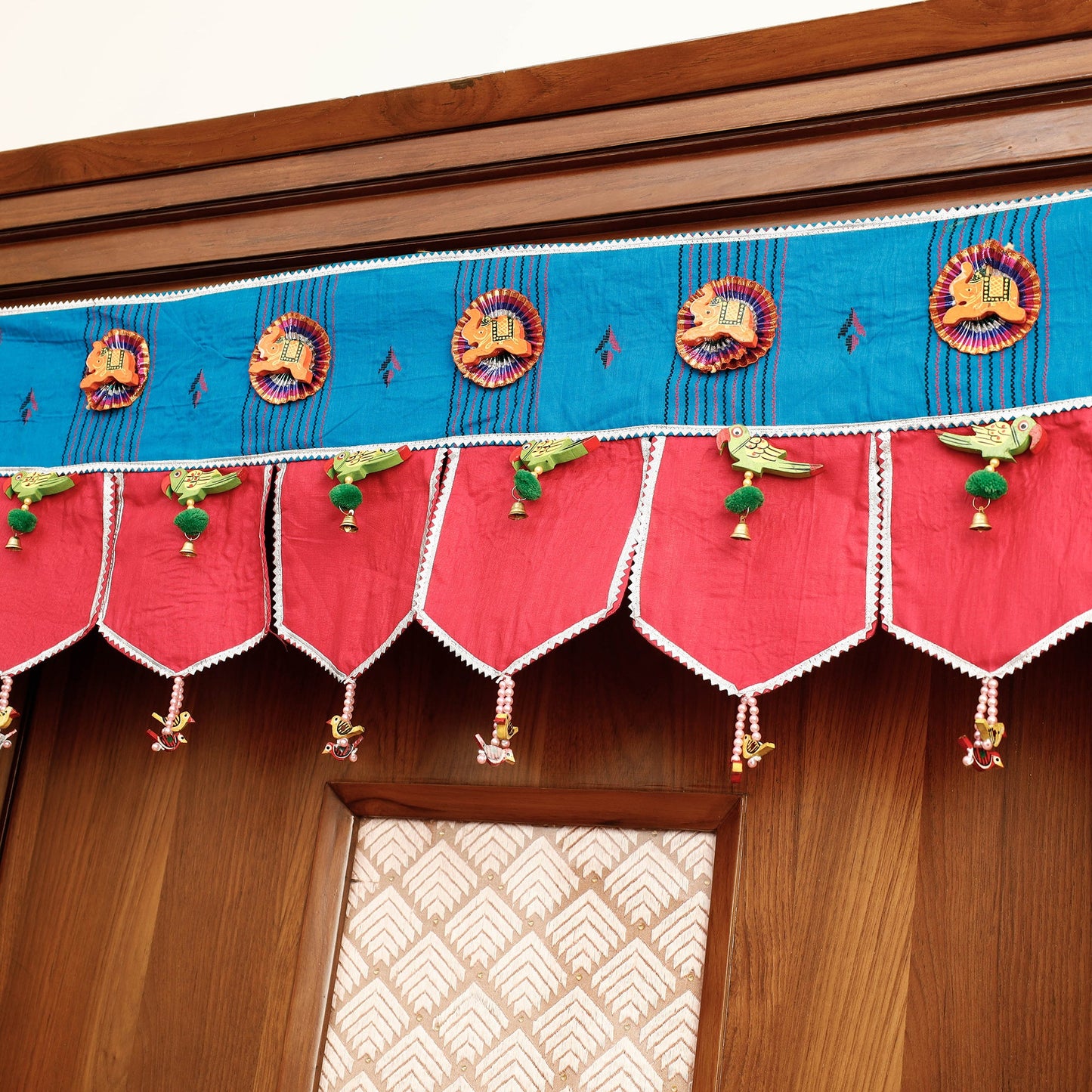  Festive Decor Hand Block Printed Traditional Toran 09