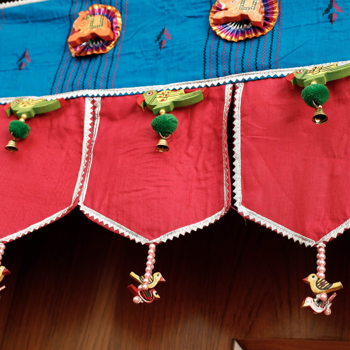  Festive Decor Hand Block Printed Traditional Toran 09