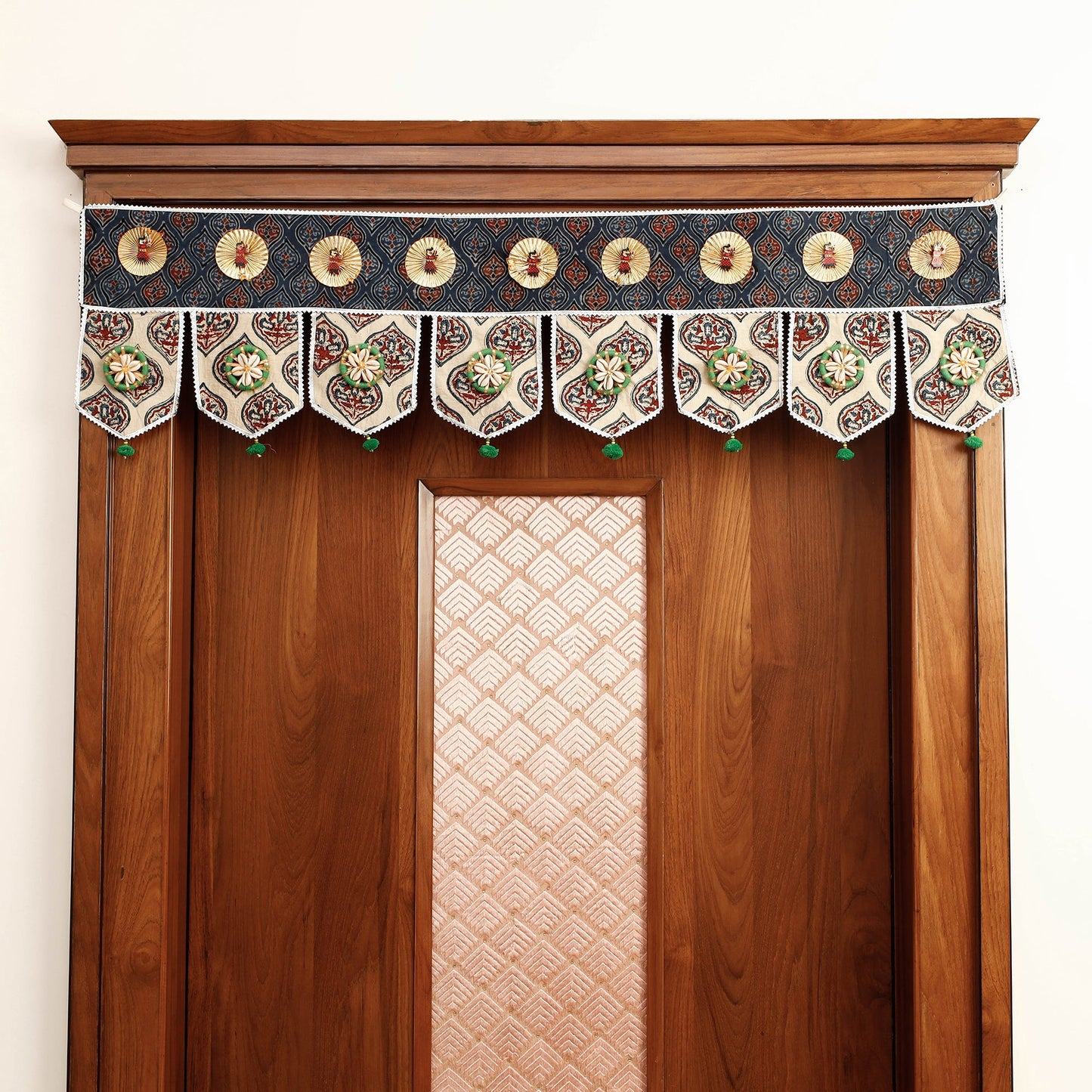   Festive Decor Hand Block Printed Traditional Toran 