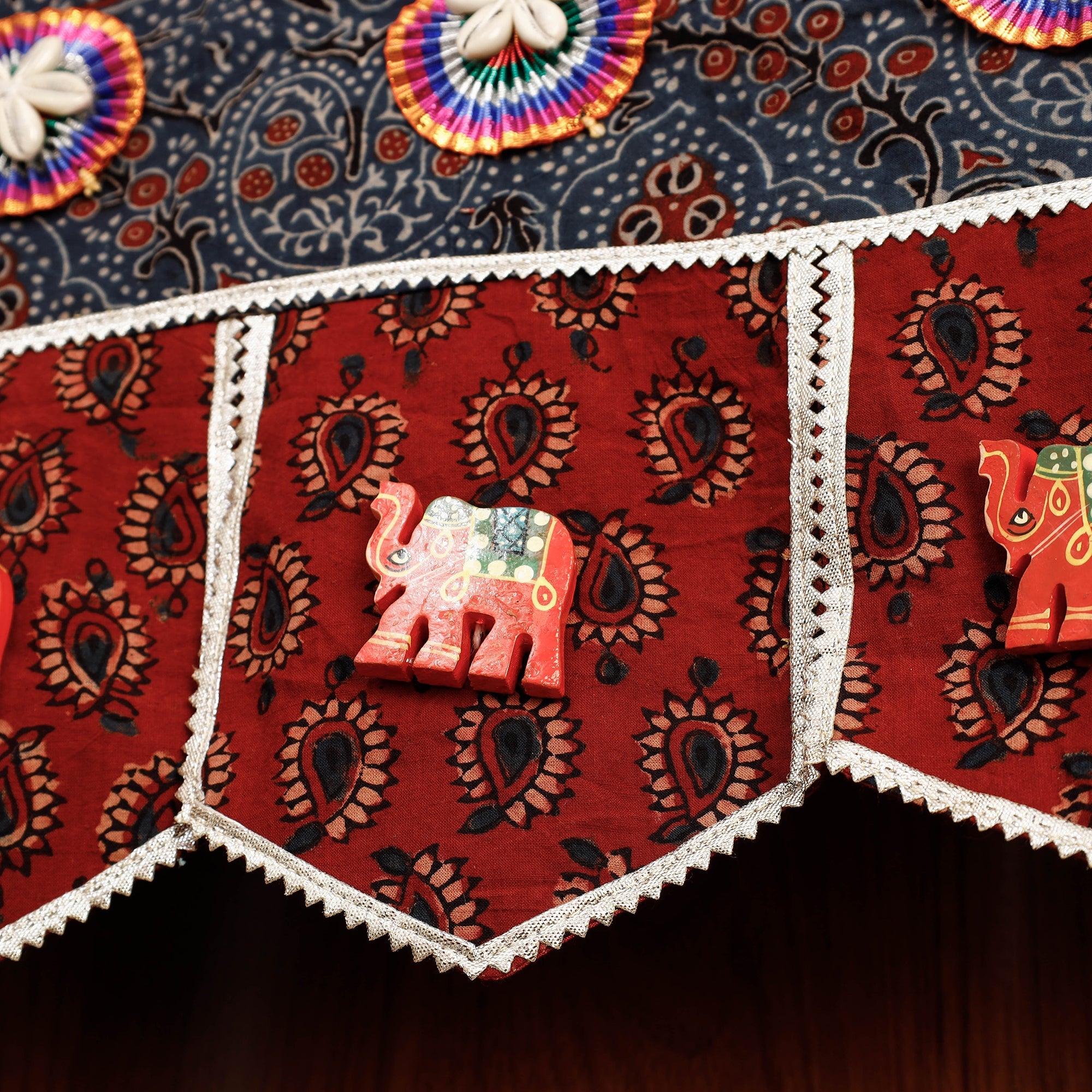   Festive Decor Hand Block Printed Traditional Toran 