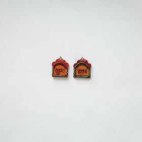 Festive handpainted wooden subh labh 26 - handcrafted