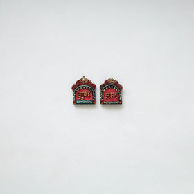 Festive handpainted wooden subh labh 28 - handcrafted