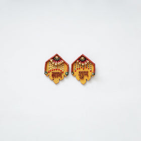 Festive handpainted wooden subh labh 29 - handcrafted