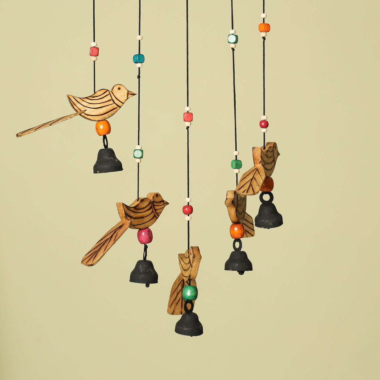  Handcarved Khamhar Wood Jhoomar / Hanging 