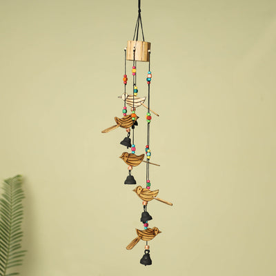  Handcarved Khamhar Wood Jhoomar / Hanging 