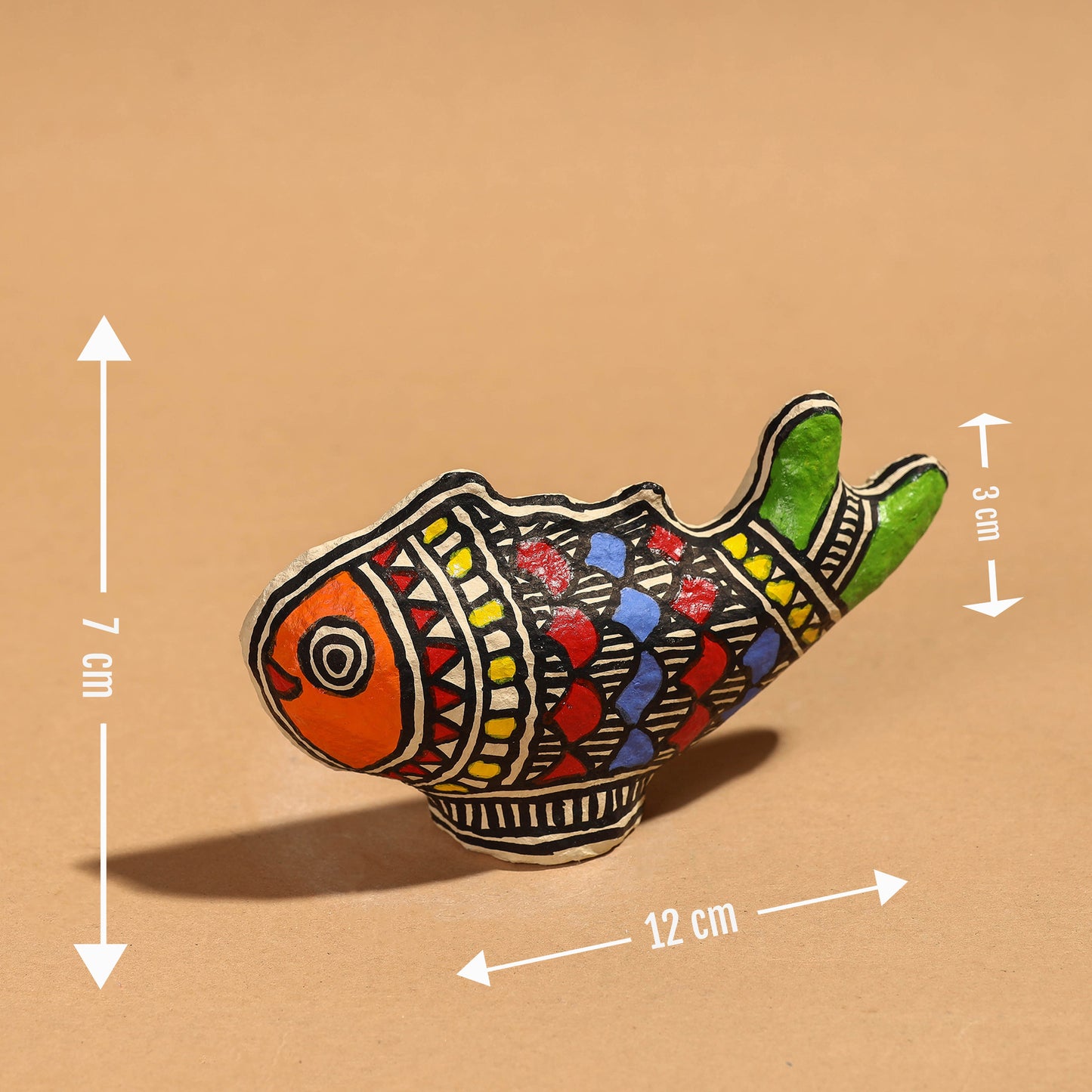 Buy Bird - Madhubani Handpainted Paper Mache Home Decor Item Online l iTokri.com