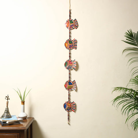  Tholu Bommalata Leather Puppet Wall Hanging l iTokri.com 