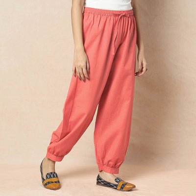  Flex Cotton Plain Elasticated Pant 