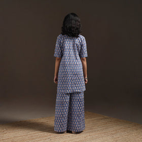 Floral cotton sanganeri co-ord set 14 - handcrafted