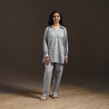 Floral cotton sanganeri co-ord set 17 - handcrafted