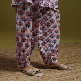 Floral cotton sanganeri co-ord set 06 - handcrafted