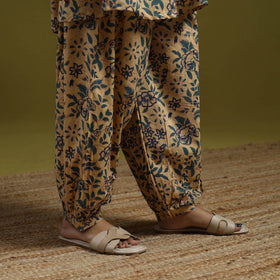 Floral cotton sanganeri co-ord set 08 - handcrafted