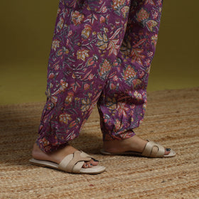 Floral cotton sanganeri co-ord set 09 - handcrafted