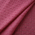 Floral embroidered cotton hakoba fabric 09 - handcrafted