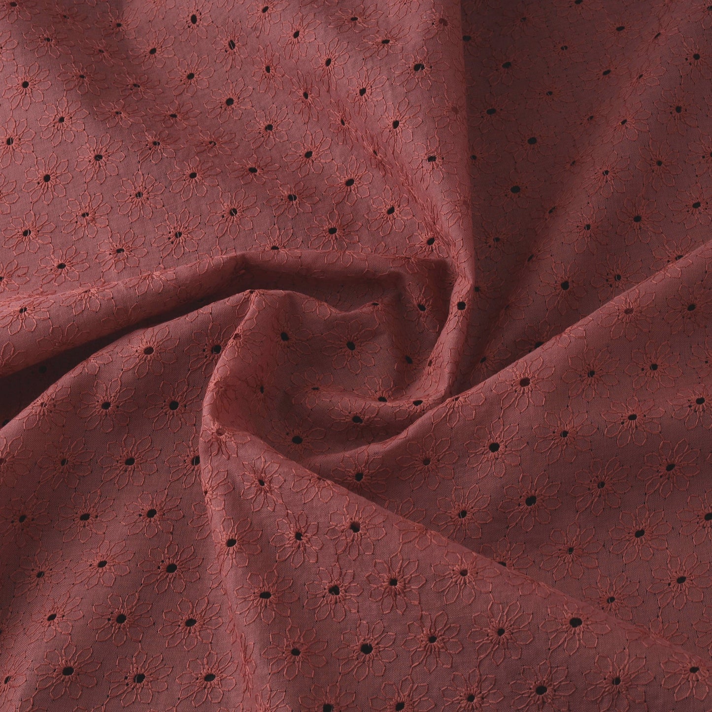 Floral embroidered cotton hakoba fabric 11 - handcrafted