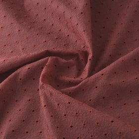 Floral embroidered cotton hakoba fabric 11 - handcrafted