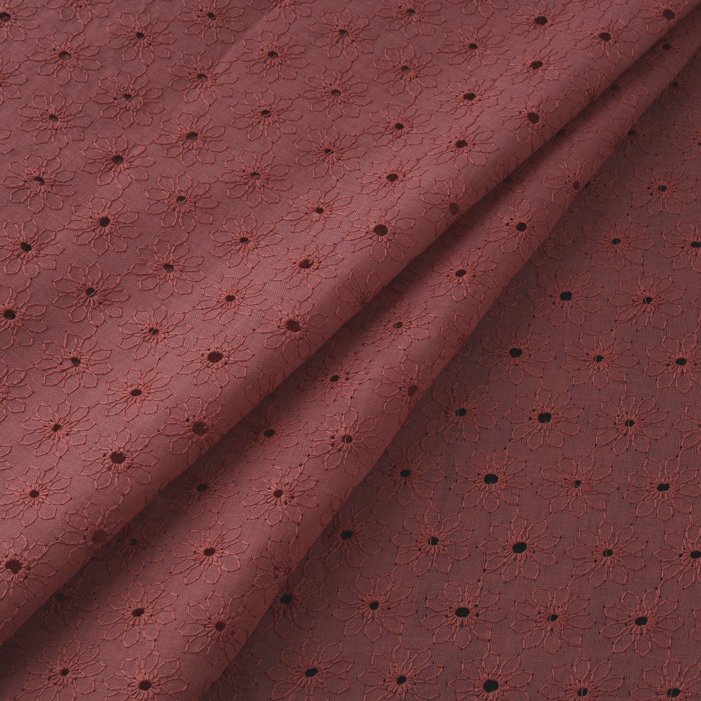 Floral embroidered cotton hakoba fabric 11 - handcrafted