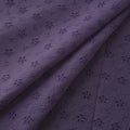 Floral embroidered cotton hakoba fabric 12 - handcrafted