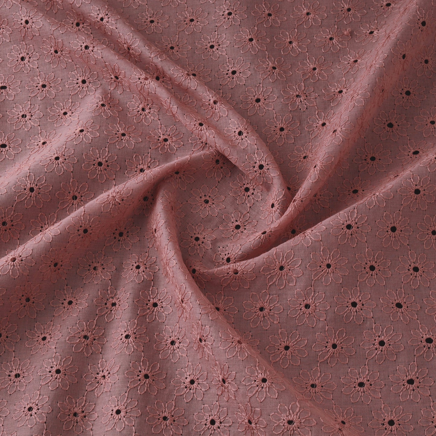 Floral embroidered cotton hakoba fabric 14 - handcrafted