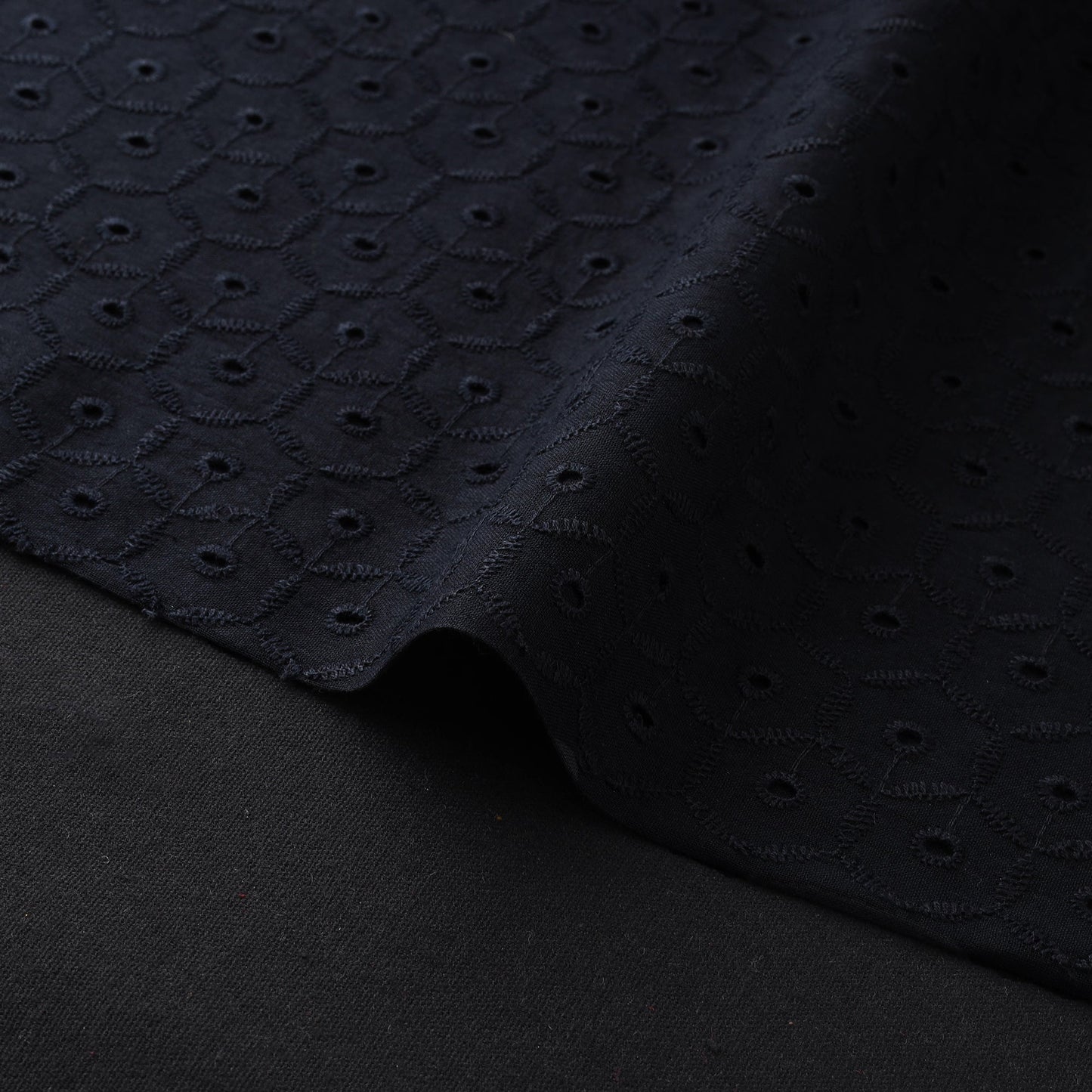 Floral embroidered cotton hakoba fabric 15 - handcrafted