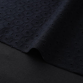 Floral embroidered cotton hakoba fabric 15 - handcrafted