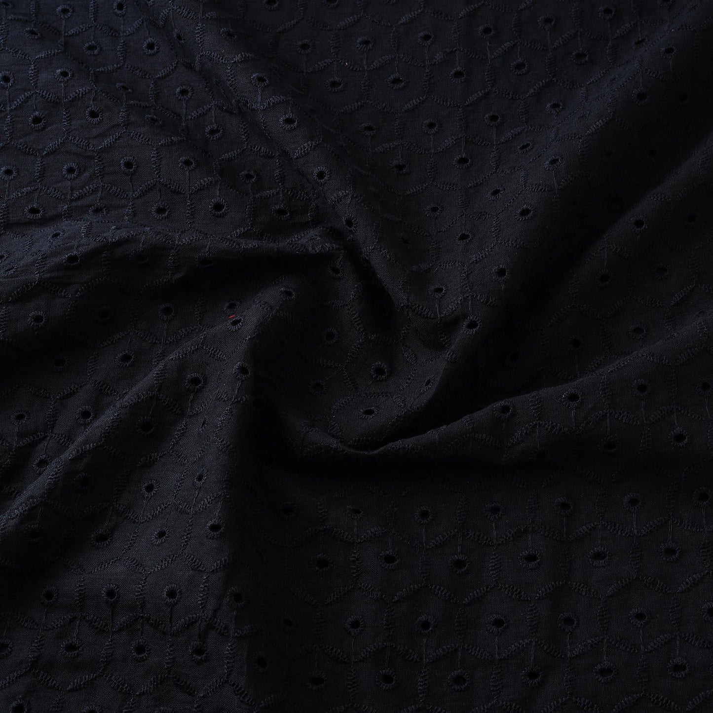 Floral embroidered cotton hakoba fabric 15 - handcrafted