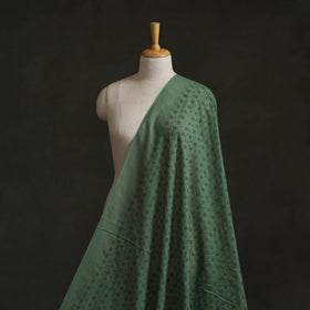 Floral embroidered cotton hakoba fabric 18 - handcrafted