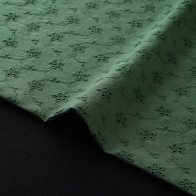 Floral embroidered cotton hakoba fabric 18 - handcrafted