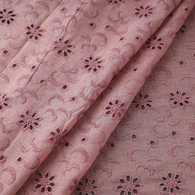 Floral embroidered natural dyed cotton hakoba fabric 08