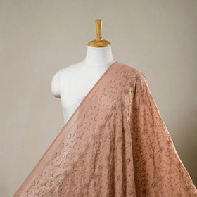 Floral embroidered natural dyed cotton hakoba fabric 12