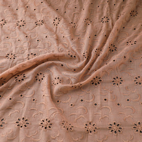 Floral embroidered natural dyed cotton hakoba fabric 12