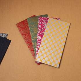Assorted Set Floral Print Handcrafted Notecards & Envelopes