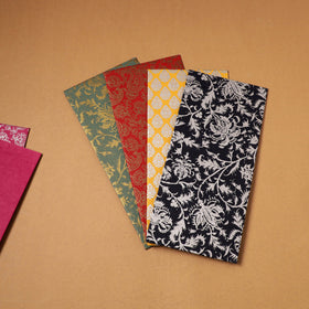 Assorted Set Floral Print Handcrafted Notecards & Envelopes