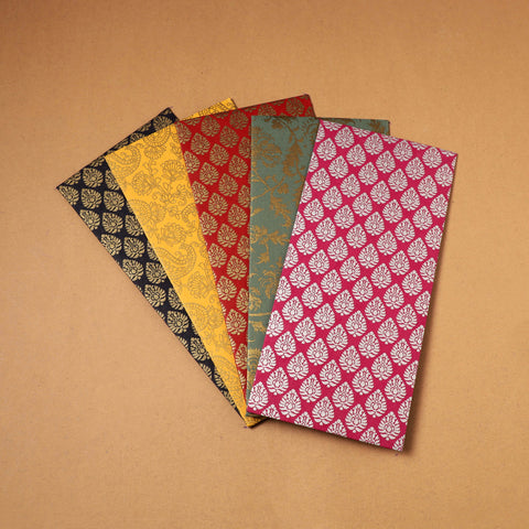 Assorted Set Floral Print Handcrafted Notecards & Envelopes