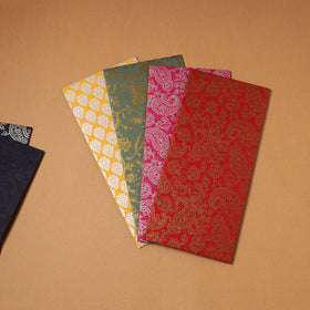 Assorted Set Floral Print Handcrafted Notecards & Envelopes