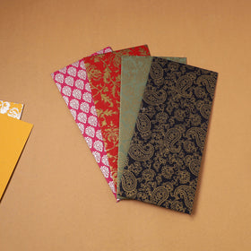 Assorted Set Floral Print Handcrafted Notecards & Envelopes