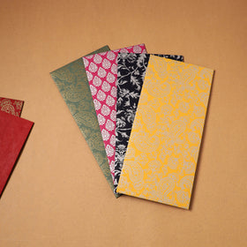 Assorted Set Floral Print Handcrafted Notecards & Envelopes