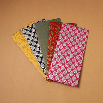 Assorted Set Floral Print Handcrafted Notecards & Envelopes