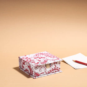  Floral Printed Handcrafted Card Holder with Slips 