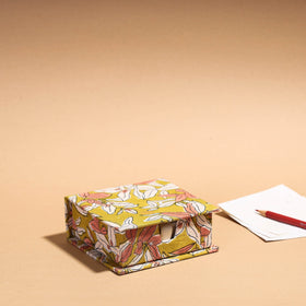  Floral Printed Handcrafted Card Holder with Slips 