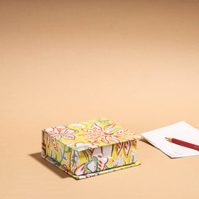  Floral Printed Handcrafted Card Holder with Slips 