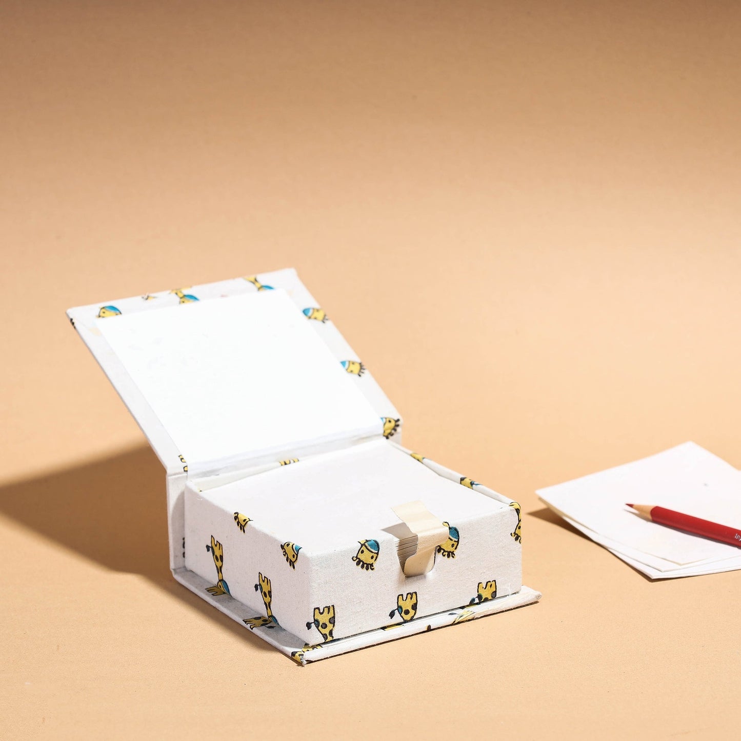  Floral Printed Handcrafted Card Holder with Slips 