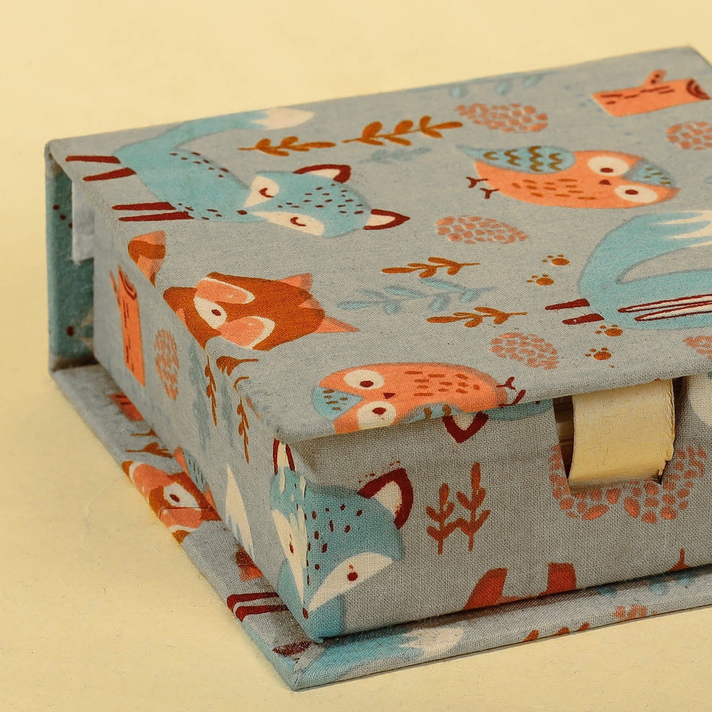  Floral Printed Handcrafted Card Holder with Slips 