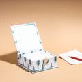 Floral Printed Handcrafted Card Holder with Slips 